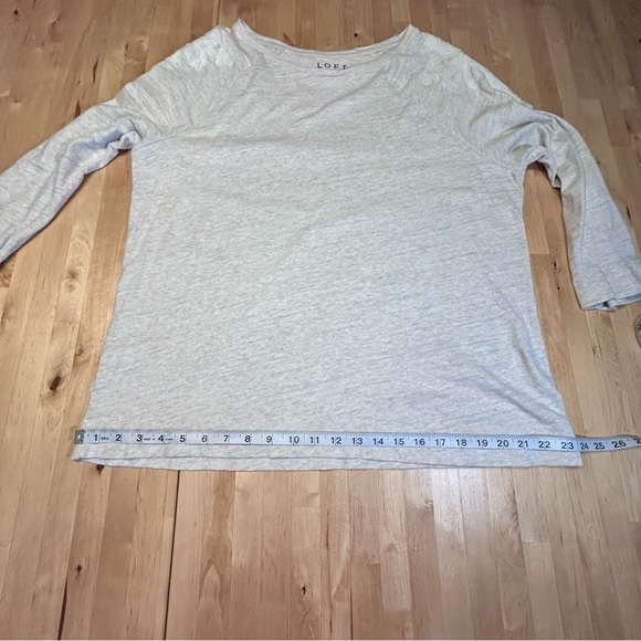 Loft Light Gray with White Embroidered Sleeves - Picture 8 of 10